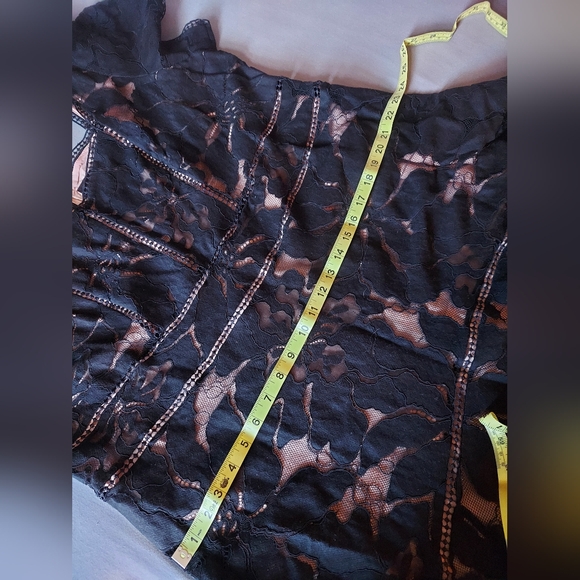 Anthropologie Elegant Black Lace Dress - Picture 8 of 8